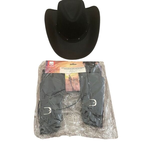 Lot Of 2 Cowboy Halloween Costume Western Dress Up Cosplay - Picture 3 of 14